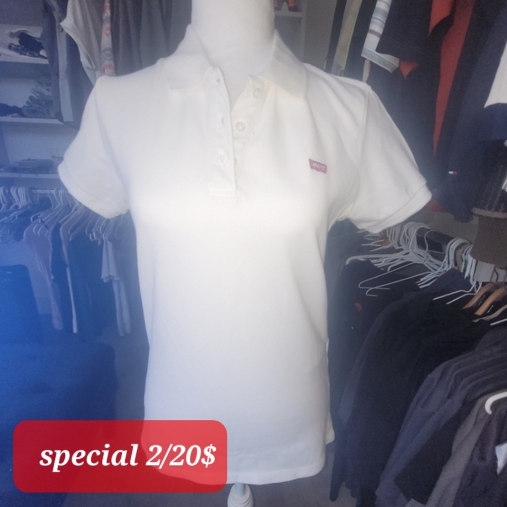 Levi's White Button Down Shirt 🔥2/20$🔥
